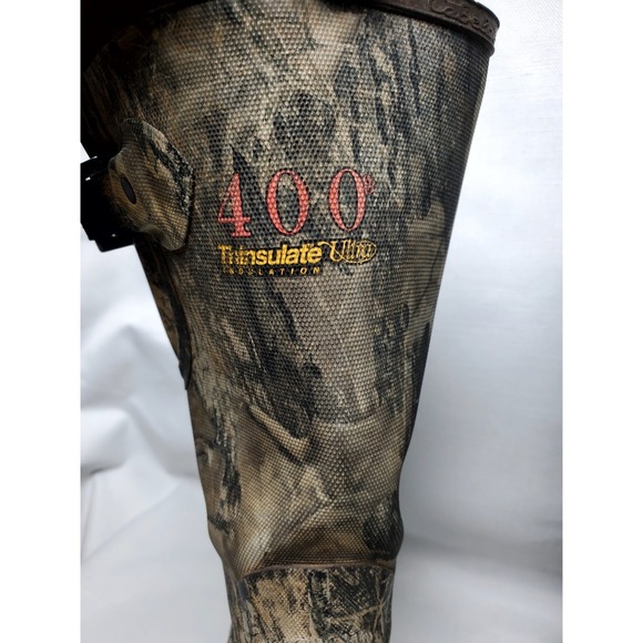 Cabela's 400g Thinsulate Ultra Insulated Hunting Boots Camouflage Youth Size 5M - Picture 4 of 15